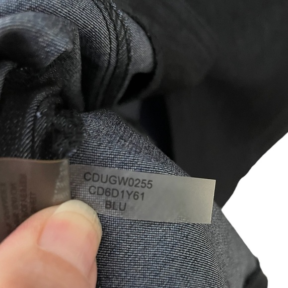 *NWOT* Calvin Klein Chambray Cap Sleeve Belted Button Down Sheath/Shirt Dress - Picture 13 of 14